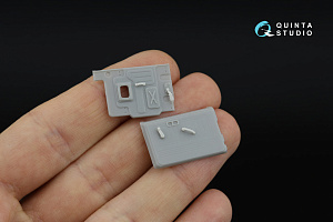 Toyota FJ43 Land Cruiser series 3D-Printed & coloured Interior on decal paper (AK Interactive) (with 3D-printed resin parts) 