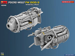 Model kit 1/48 Focke-Wulf FW-190D-9. MIMETALL PROD. (MiniArt)