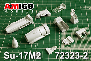 Additions (3D resin printing) 1/72 Su-17M-2 conversion kit (Amigo Models) 