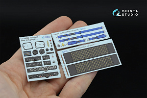 Ford GT40 Mark II 3D-Printed & coloured Interior on decal paper (Fujimi) (Small version)