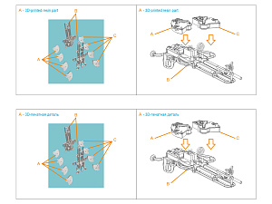 Type 89 (Special), WWII IJA Twin Machine Gun Mount, 2 pcs (for all kits)