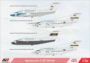 Model kit 1/72 C-12A/C/U Huron Military Transport (3x camo) (A & A Models)