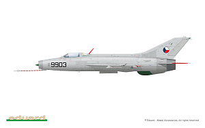 Model kit 1/48 EFKA / Mikoyan MiG-21F-13 (Eduard kits)