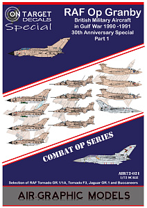 Decal 1/72 RAF Operation Granby 1990-1991 30th Anniversary Special Part 1. (AGM)
