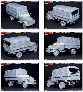Model kit 1/35 GERMAN 3T CARGO TRUCK 3,6-36S (MiniArt)
