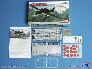 Model kit 1/48 Aichi D3A2 "Val" IJN Type 99 Carrier-based dive bomber (Wingsy Kits)