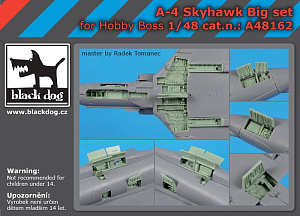 Additions (3D resin printing) 1/48 Douglas A-4 Skyhawk big set (designed to be used with Hobby Boss kits)