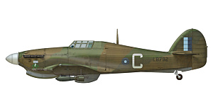 Model kit 1/48 Hawker Hurricane Mk.IIc trop (Arma Hobby)