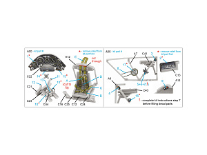 Bristol Bulldog Mk.II 3D-Printed & coloured Interior on decal paper (Airfix)