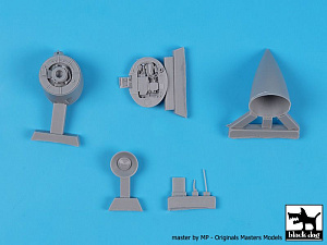 Additions (3D resin printing) 1/48 Blackburn Buccaneer Big set (designed to be used with Airfix kits) 