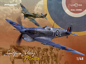 Model kit 1/48 Supermarine Spitfire STORY: MALTA DUAL COMBO (Eduard kits)