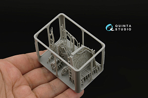 Su-30SM Complete Wheel Wells (Zvezda) (with 3D-printed resin parts)