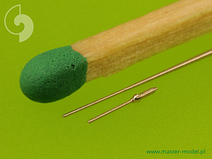 Aircraft detailing sets (brass) 1/72 Saab 35 'Draken' (mid and late versions) - Pitot Tubes & Angle Of Attack probe