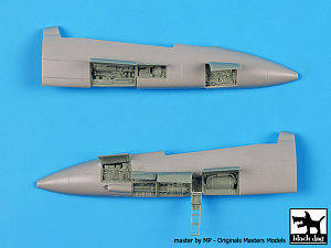 Additions (3D resin printing) 1/72 Grumman F-14A Tomcat electronics (designed to be used with Academy kits)