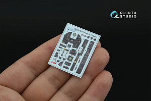 Dassault Mirage IIIC 3D-Printed & coloured Interior on decal paper (Italeri) (Small version)