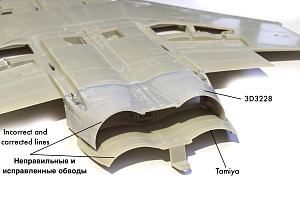 Additions 1/32 Correction of the lower fuselage for Tamiya F-4 Phantom II models in scale (A.M.U.R.Reaver) 