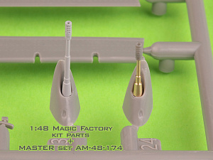Aircraft detailing sets (brass) 1/48 Douglas A-4 Skyhawk - Colt Mk12 20mm autocannon barrels