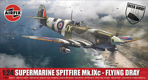 Model kit 1/24 Supermarine Spitfire Mk.IXc - Flying Dray (Airfix) (the opened package)