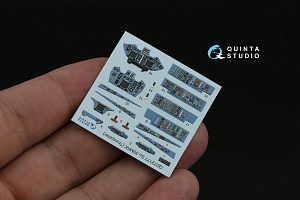 Su-30MKK 3D-Printed & coloured Interior on decal paper (Trumpeter) (with 3D-printed resin part)