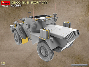 Model kit 1/35 DINGO Mk.III SCOUT CAR with CREW figures (MiniArt)