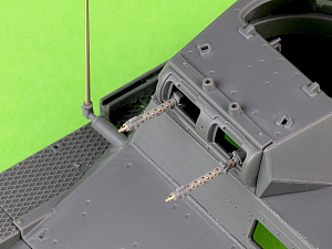 Military vehicle detailing sets (brass) 1/35 Pz.Kpfw.I Ausf.A - MG-13K gun barrels & antenna (designed to be used with Dragon, Tamiya and Tristar and other kits)[Panzerkampfwagen I Ausf.B]