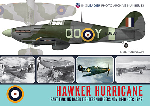 Aircraft books Hawker Hurricane part two: UK based fighters and bombers November 1940 to December 1942 (Wingleader)