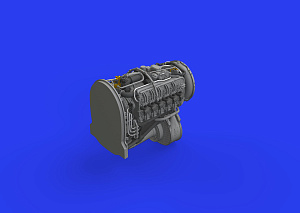 Additions (3D resin printing) 1/48 Hawker Tempest Mk.V engine (designed to be used with Eduard kits) 