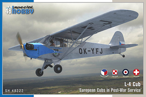 Model kit 1/48 L-4 Cub 'European Cubs in Post-War Service' (Special Hobby)
