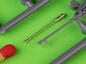 Military vehicle detailing sets (brass) 1/72 German 2cm L/65 Flak 38 gun barrel (1pcs)