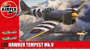 Model kit 1/72 Hawker Tempest Mk.V new tool in 2022 (the opened package) 