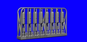 Additions (3D resin printing) 1/48 High-explosive aviation bomb FAB-50 SHG (RESArm)