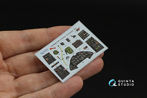 F9F-3 Panther 3D-Printed & coloured Interior on decal paper  (Trumpeter)