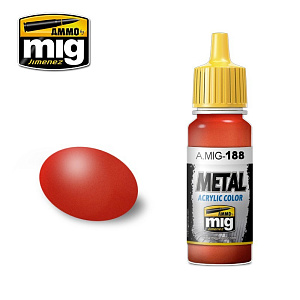 Acrylic paint METALLIC RED (Ammo Mig) (17ml) 