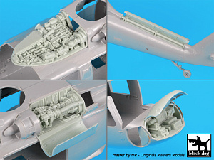 Additions (3D resin printing) 1/48 Sikorsky MH-60K Black Hawk Big Set  (designed to be used with Italeri kits)