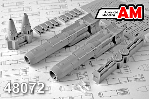 Additions (3D resin printing) 1/48 KAB-1500LG Corrective Air Bomb (Advanced Modeling) 