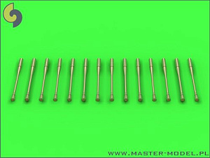 Aircraft guns (brass) 1/48 Static dischargers - type used on MiG jets (14pcs)