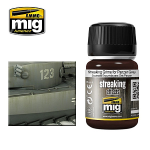 STREAKING Grime for Panzer Grey (35mL) (Ammo Mig)