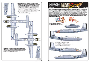 Decal 1/72 Douglas A-26B Douglas invader (Kits-World)