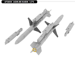 Additions (3D resin printing) 1/72 AGM-88 HARM