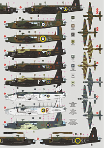 Decal 1/72 Vickers Wellington in RAF Service, Pt.2 (DK Decals)