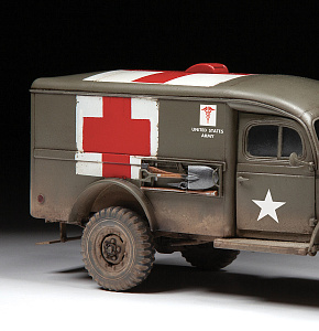 Model kit 1/35 American Army Medical Vehicle WC-54 (Zvezda)