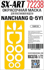 Paint Mask 1/72 Nanchang Q-5Yi (Trumpeter)