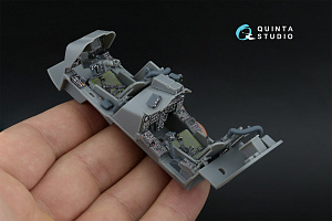 AH-1W 3D-Printed & coloured Interior on decal paper (Trumpeter) (with 3D-printed resin parts) 