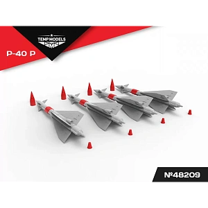 Additions (3D resin printing) 1/48 HIGHLY DETAILED MISSILE R-40 R (Temp Models)