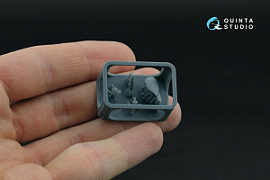 Su-30SM Exterior Set: Trims, Hatches and Panels, Gun barrel, OLS & Refuel probe (Zvezda) (with 3D printed resin and metal parts)