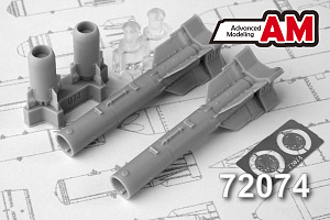 Additions (3D resin printing) 1/72 KAB-500Kr Corrective Air Bomb (Advanced Modeling) 