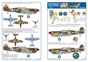 Decal 1/32 Curtiss P-40F Warhawk/Kittyhawk Painted by Cpl Joseph E. Pumphrey (Kits-World)