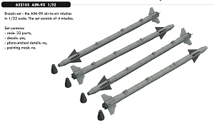 Additions (3D resin printing) 1/32 AIM-9X