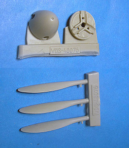 Additions (resin parts) 1/48 Yak-3 propeller&spinner (Zvezda) (Vector) 