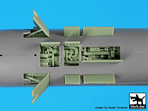 Additions (3D resin printing) 1/48 Sukhoi Su-17/Su-22 Big set (designed to be used with Hobby Boss kits) 